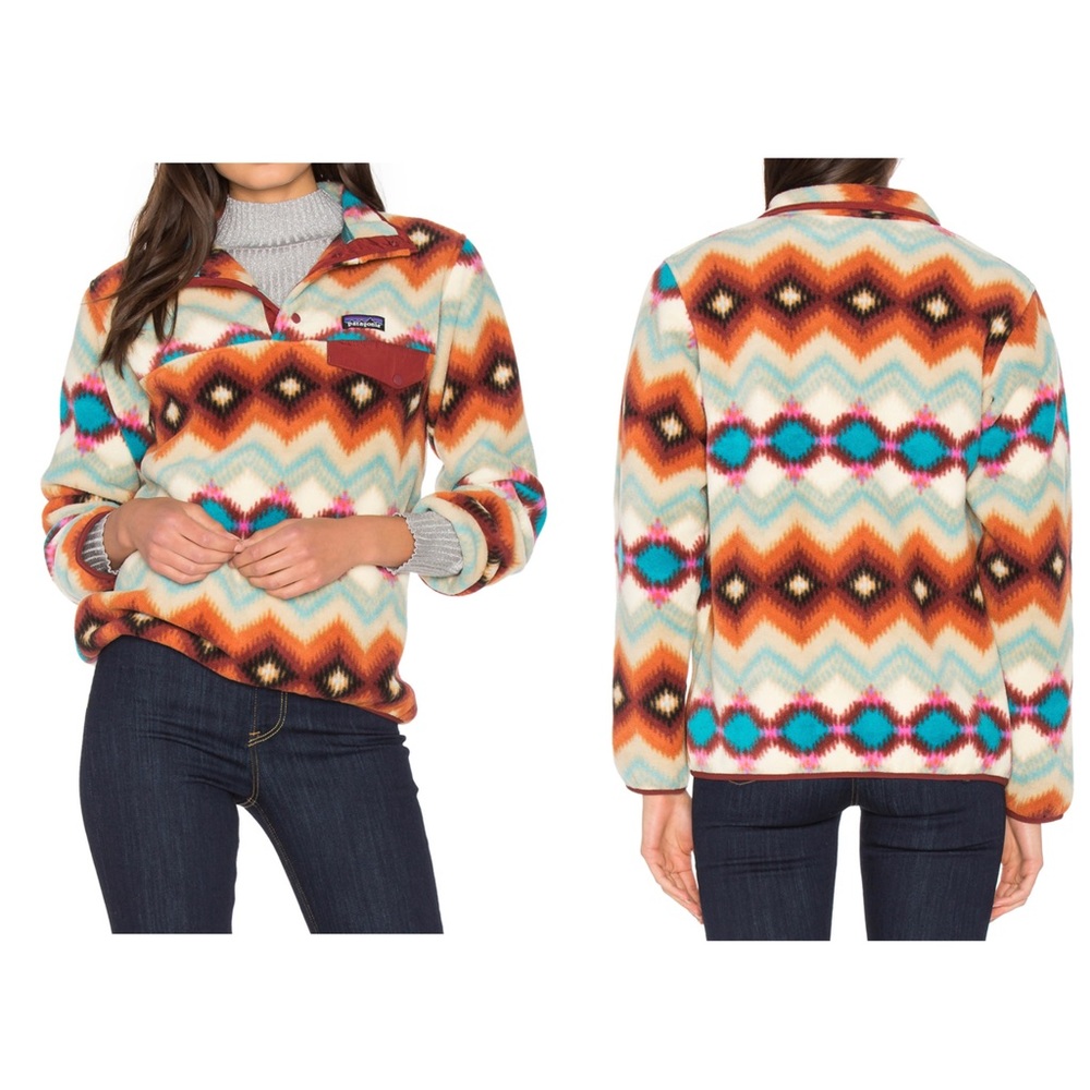 Patagonia Synchilla Fleece Snap T Pullover Cinder Twist, XS